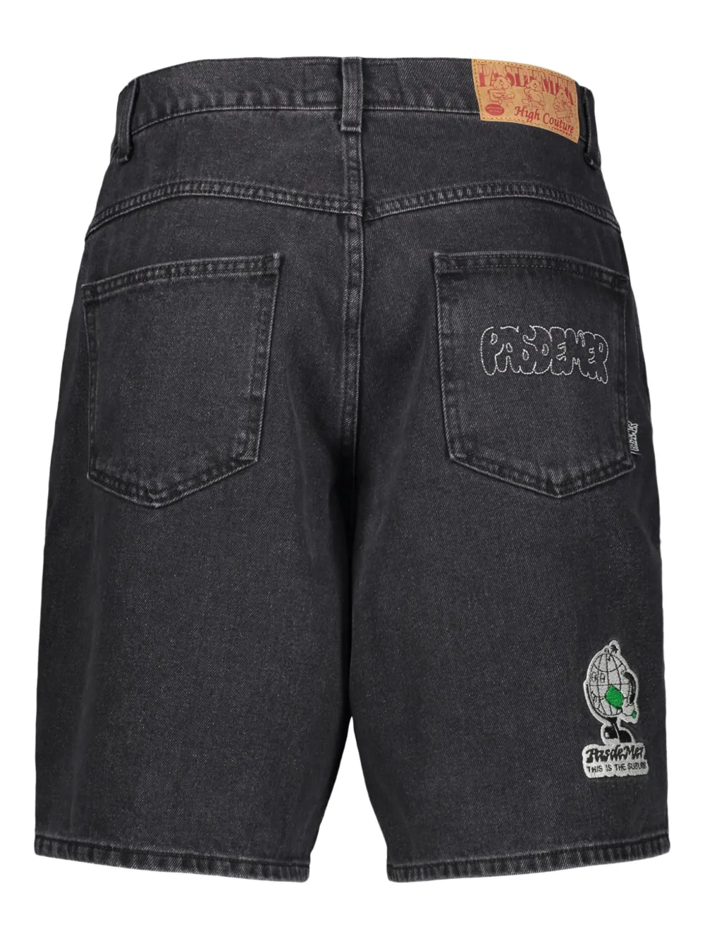 Pas de Mer logo-embroidered denim shorts | Denim Shorts | Image 2