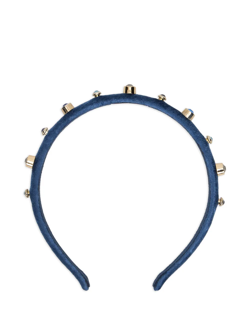 RED(V) embellished headband - Blu