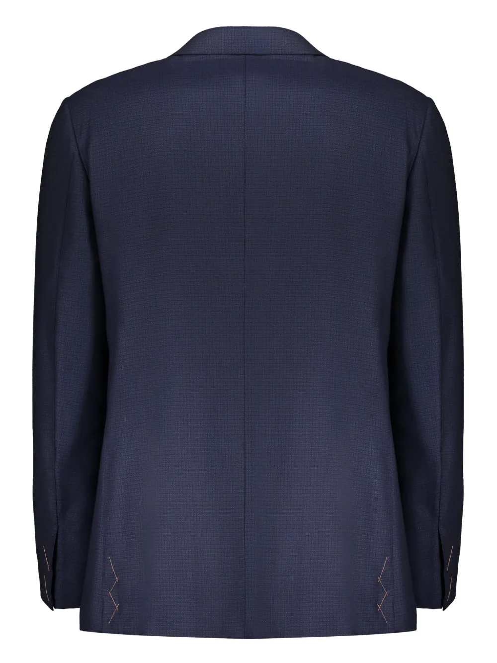 Zegna Blazer met enkele rij knopen Blauw