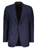 Zegna single-breasted blazer - Blue