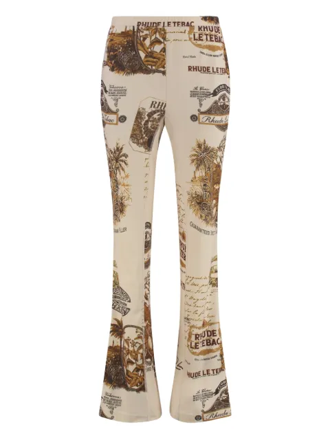 RHUDE flared trousers