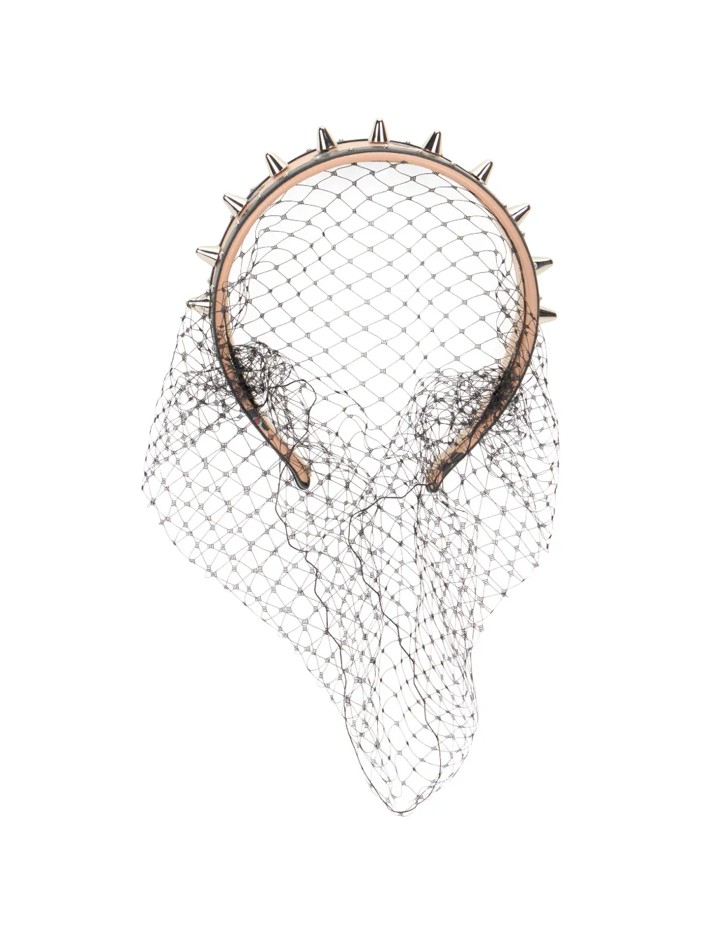  Red(v) Spiked Floral Hairband - Neutrals 