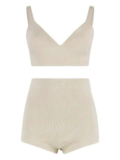 RED Valentino ribbed knit underwear set
