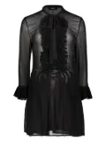 DSQUARED2 ruffle-detail mini dress - Black