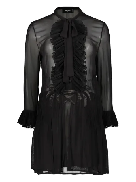 DSQUARED2 ruffle-detail mini dress