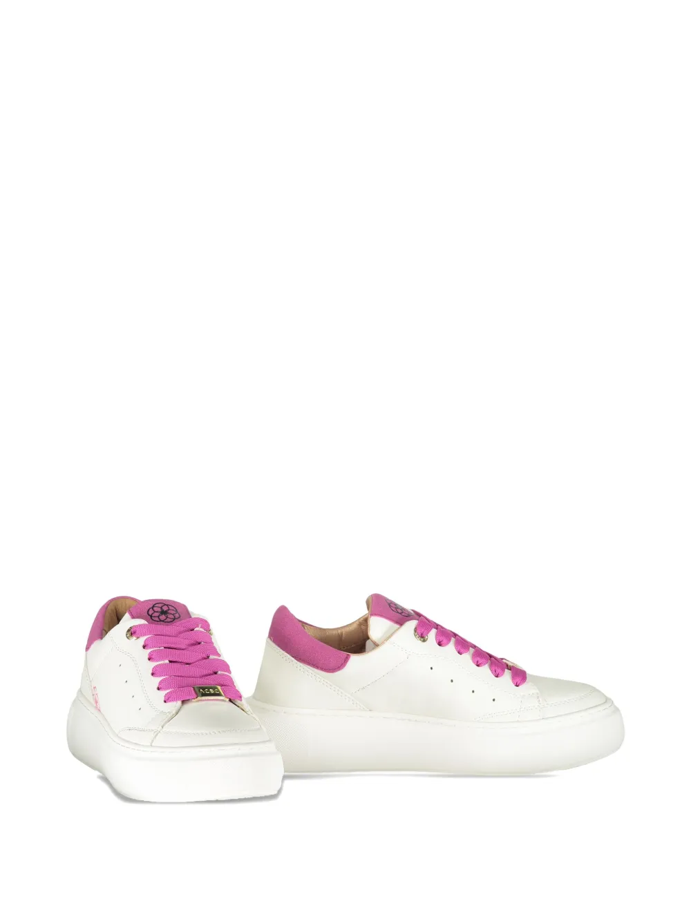ACBC Sneakers met bloemdetail Wit