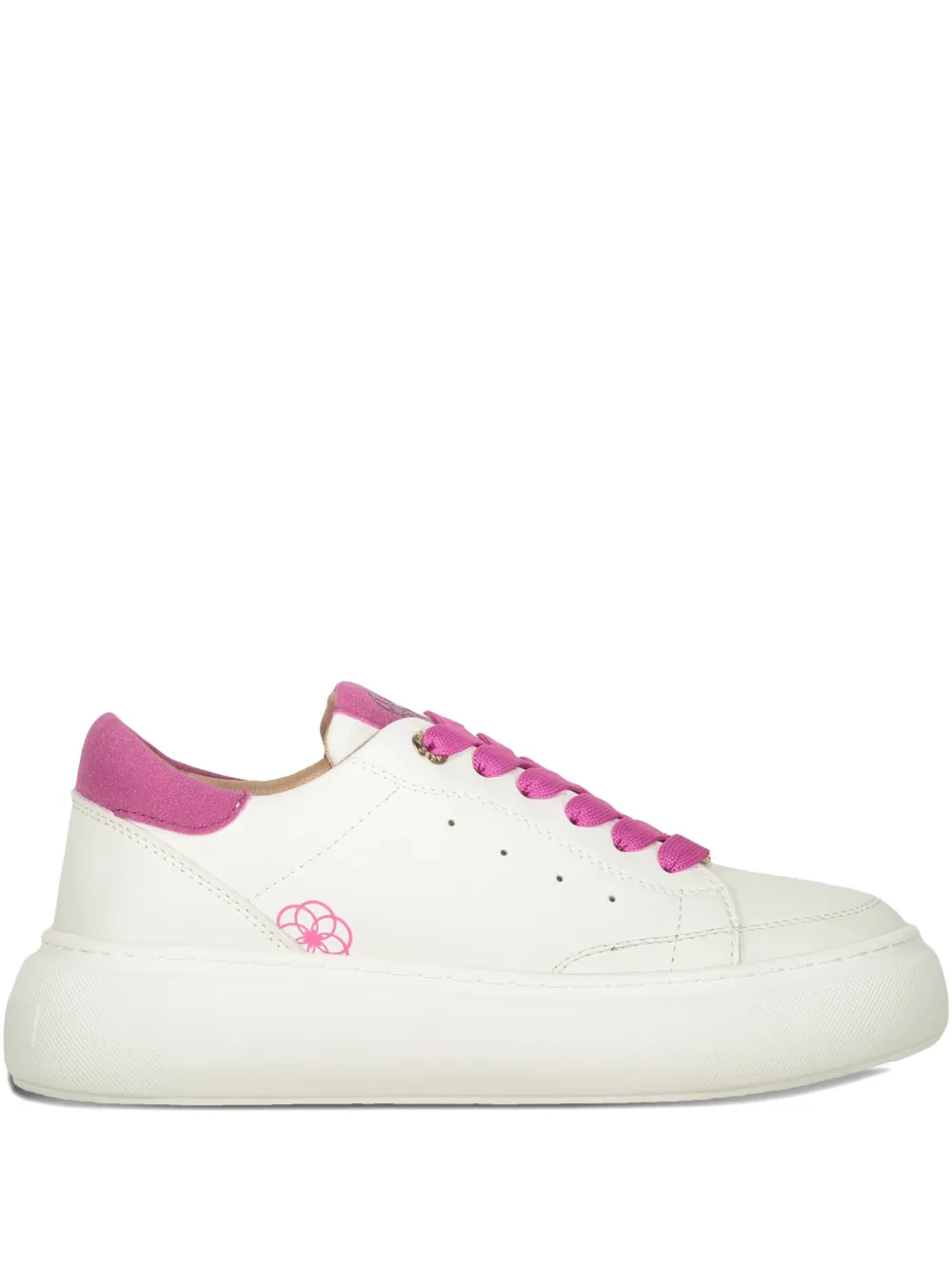 ACBC Sneakers met bloemdetail Wit