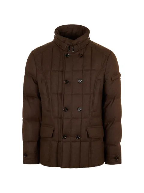 Moorer button padded jacket