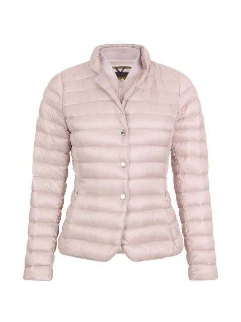 Moorer striped padded jacket