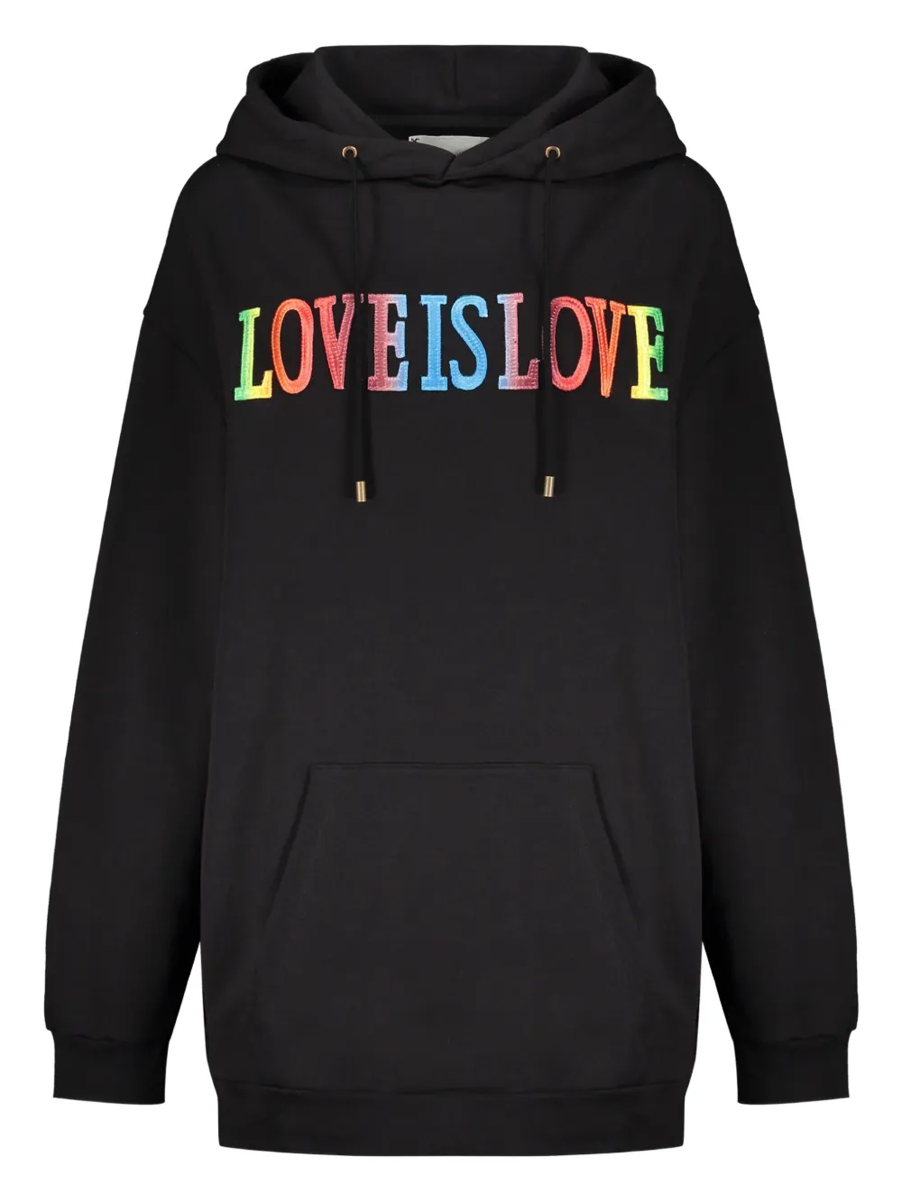 Alberta Ferretti Katoenen hoodie Zwart
