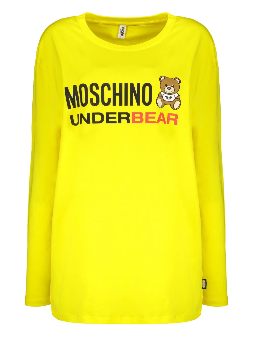 Moschino Katoenen T-shirt Geel