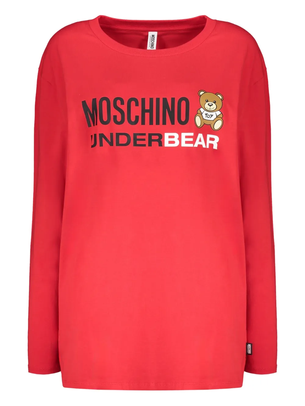 Moschino Katoenen T-shirt Rood