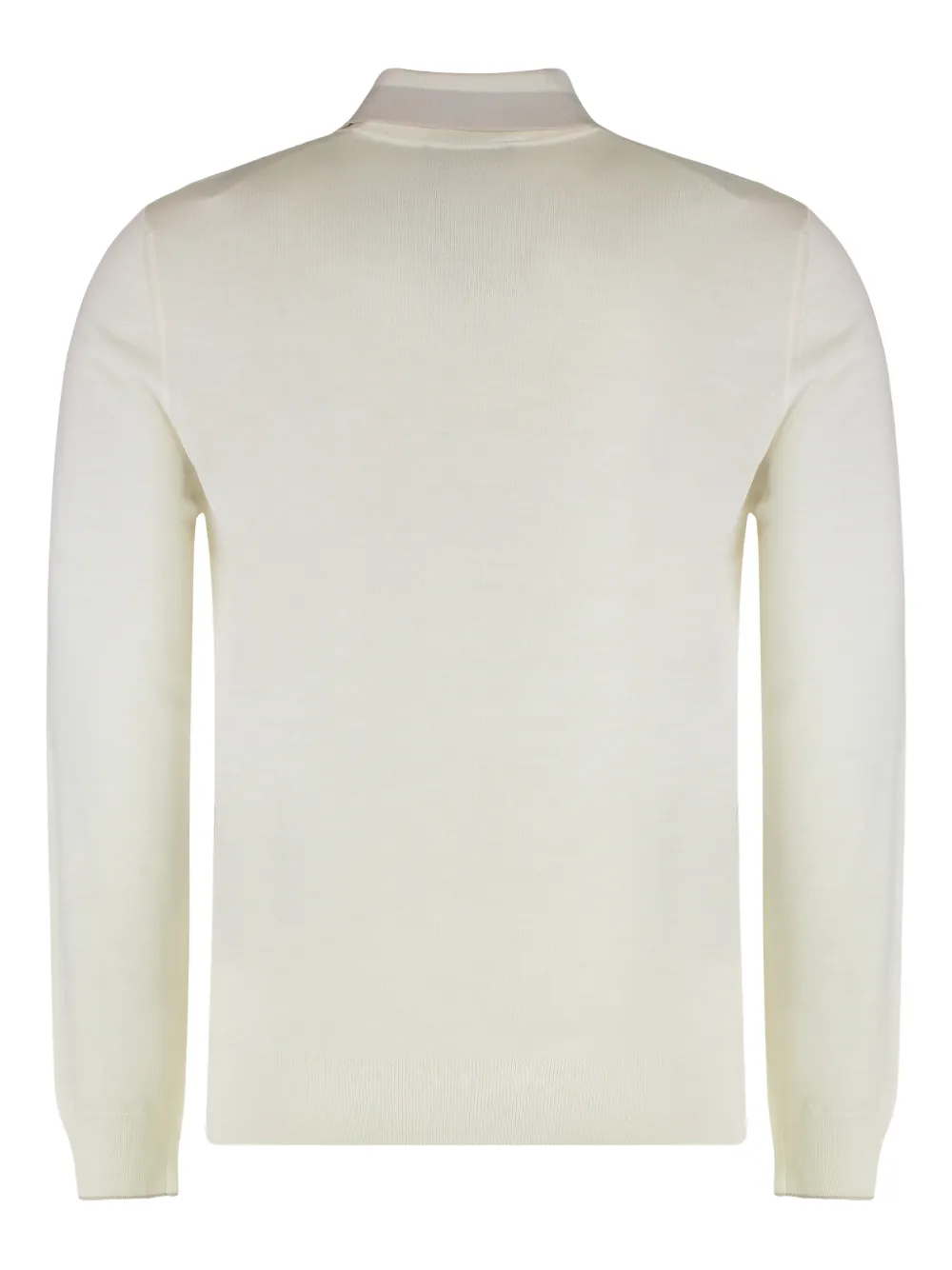 Moorer long-sleeve polo shirt - Beige