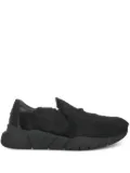 Moschino faux-fur sneakers - Black