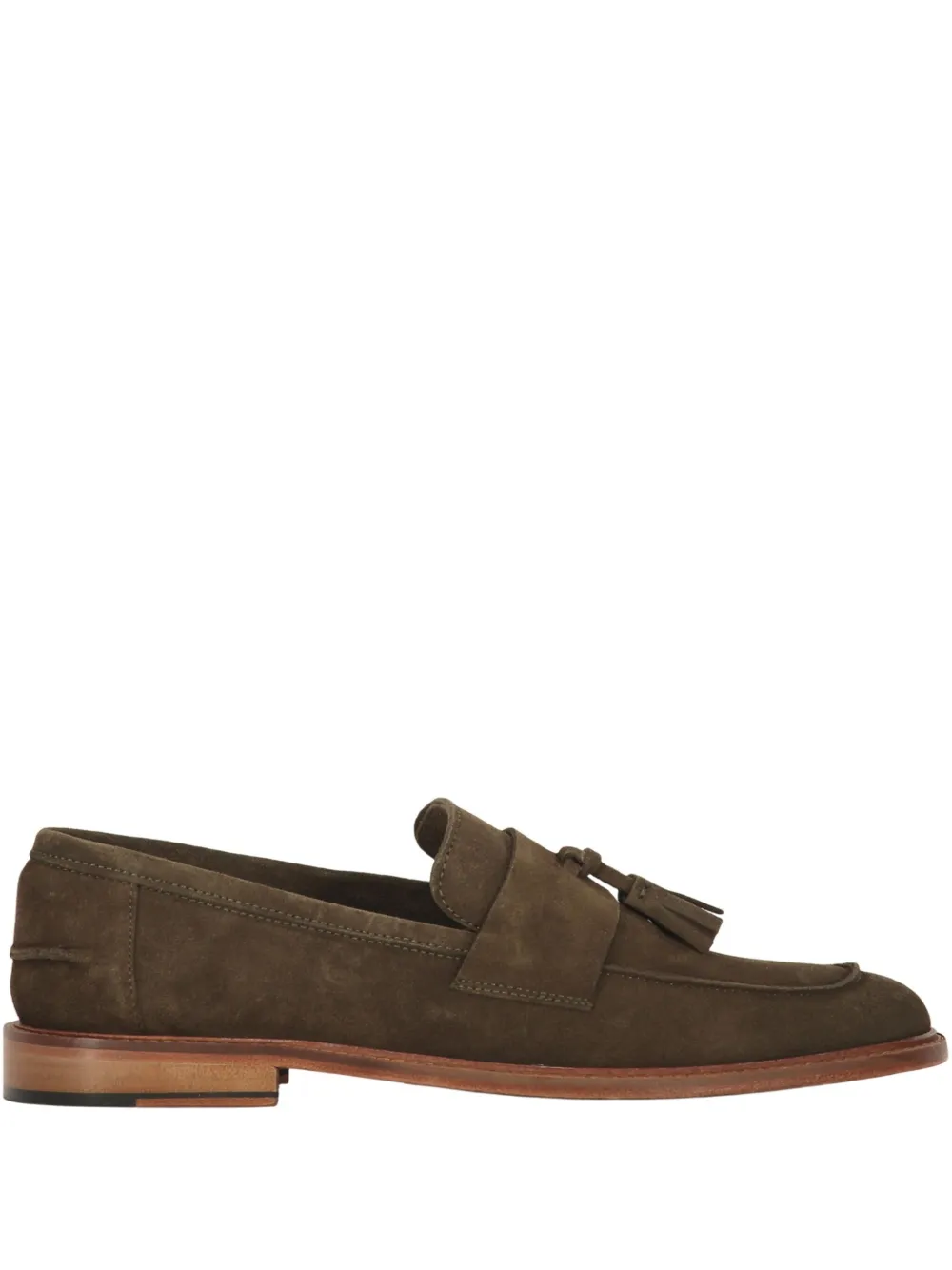 Bruno Magli leather loafers Brown
