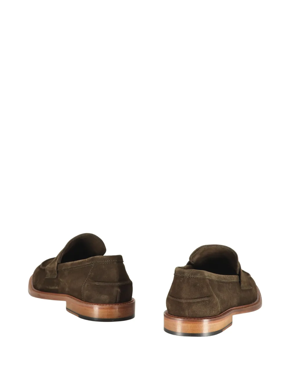 Bruno Magli leather loafers Brown