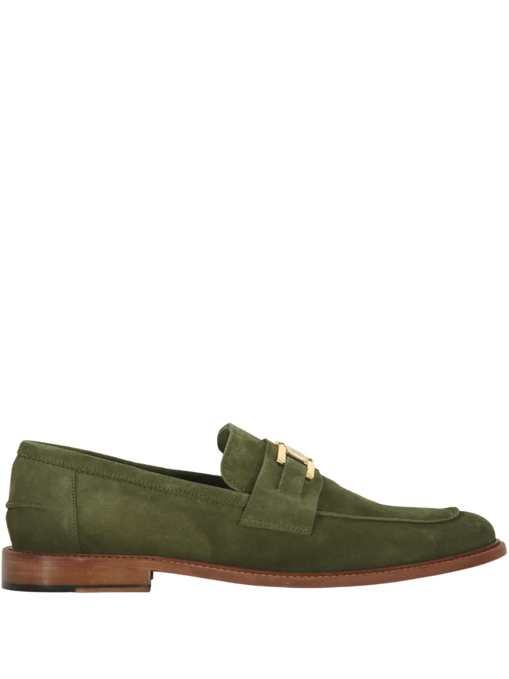 Bruno Magli leather loafers Green
