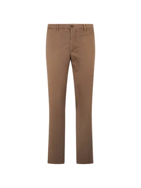 Moorer button-fastening chino trousers