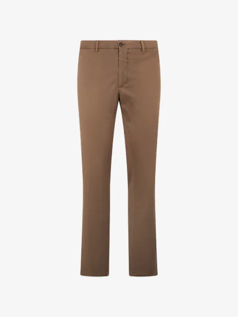 Moorer pantalon évasé à boutonnière