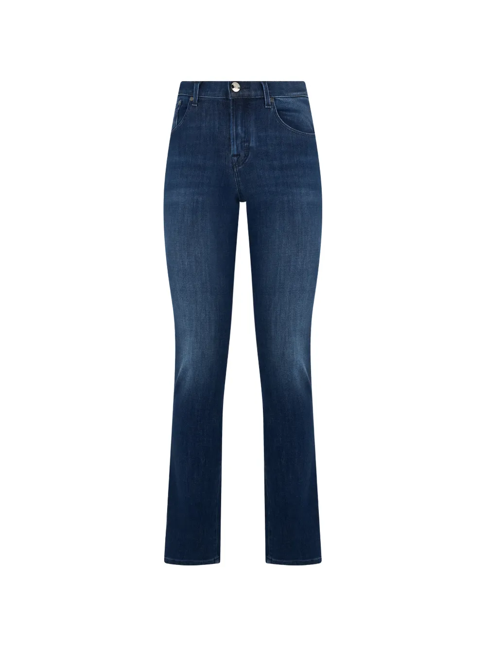 Moorer washed five-pocket skinny jeans - Blu