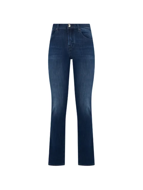 Moorer washed five-pocket skinny jeans