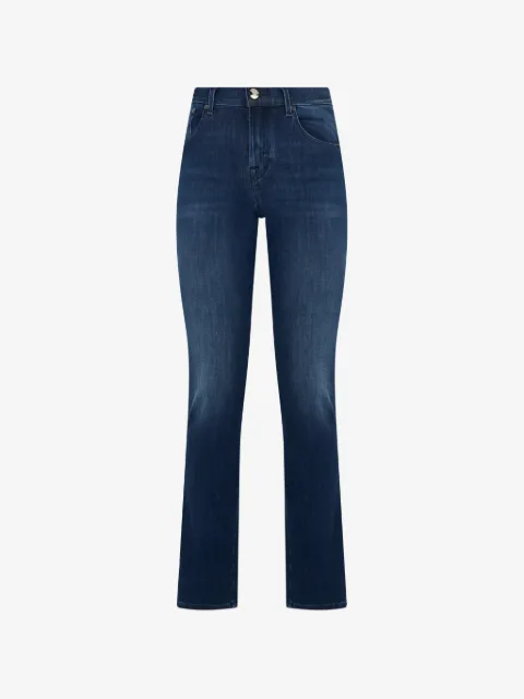 Moorer washed five-pocket skinny jeans