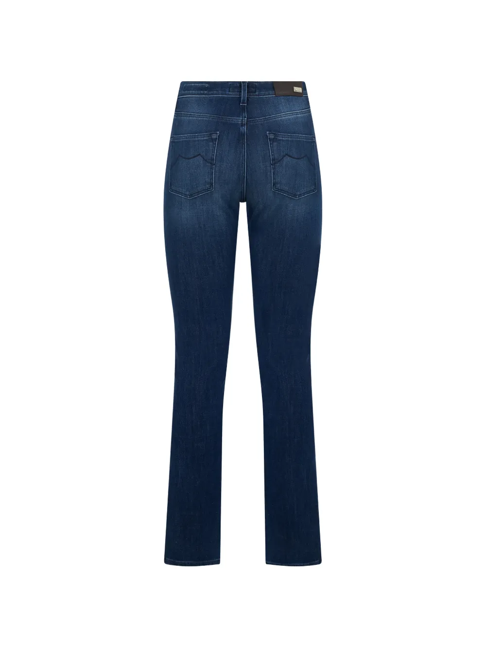Moorer washed five-pocket skinny jeans Blauw
