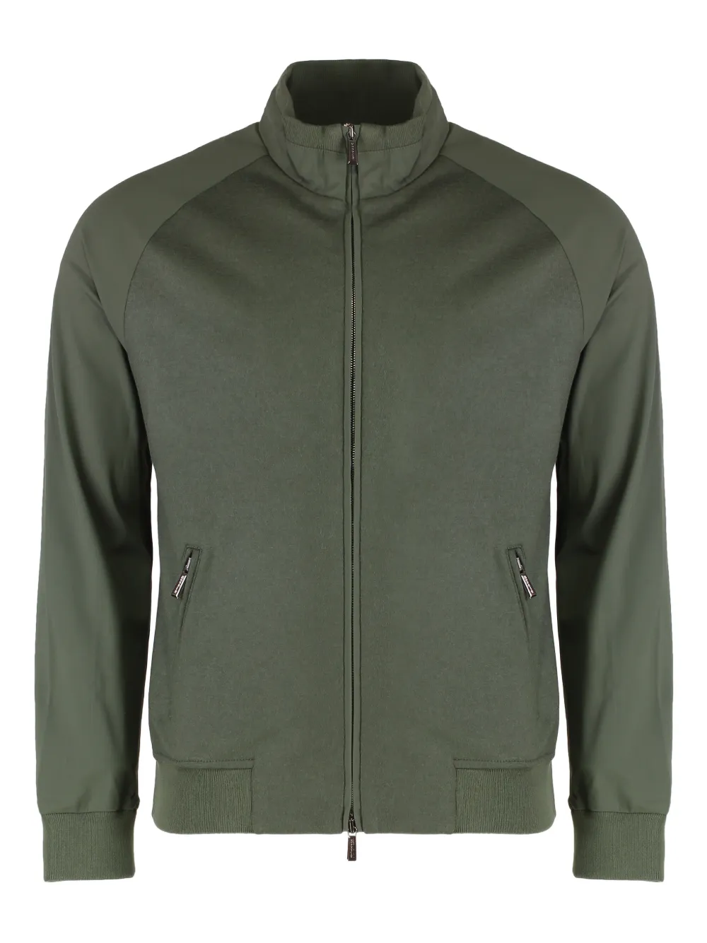 Moorer zip sweater | Green | Image 1
