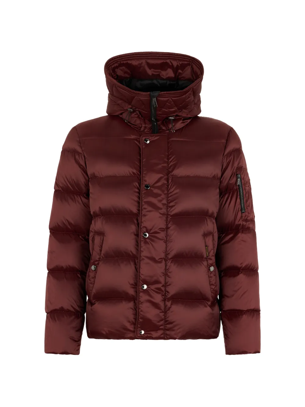 Moorer hooded padded jacket - Rosso
