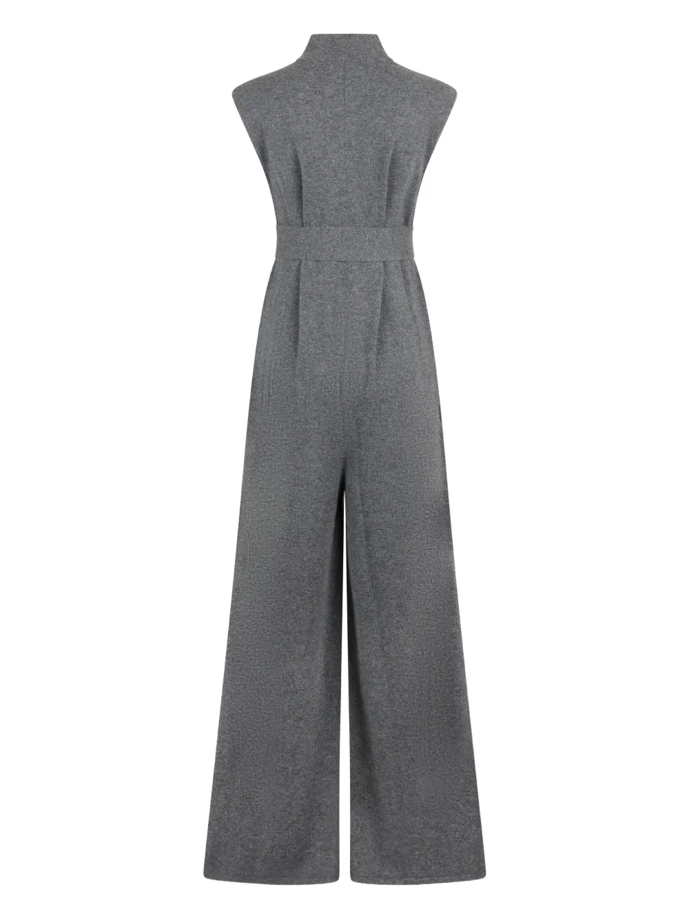 Malo belted jumpsuit - Grijs