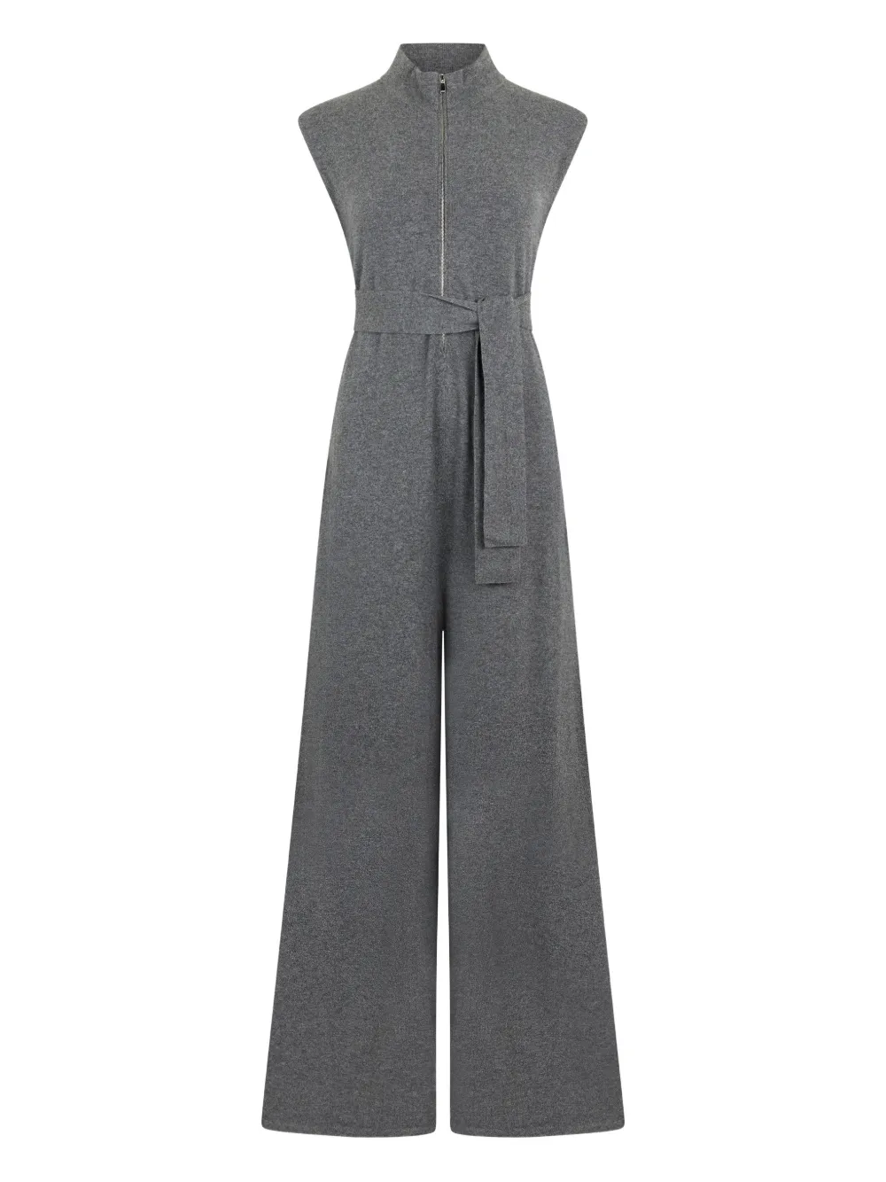 Malo belted jumpsuit - Grigio