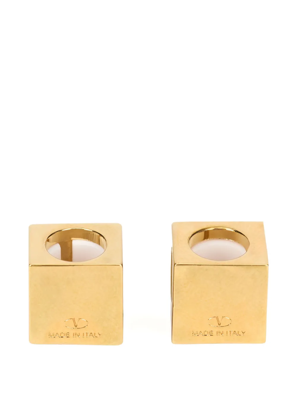 Valentino Garavani logo-detail Airpods charm - Oro