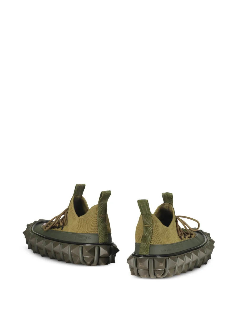 Valentino Garavani x Craig Green Rockstud sneakers met studs Groen