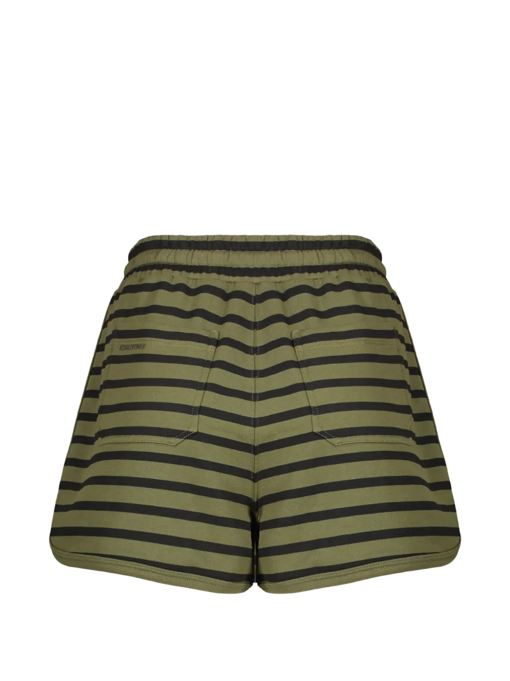 RED Valentino Gestreepte shorts Groen