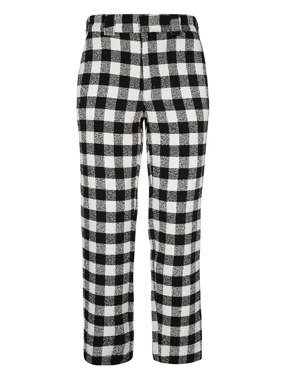 DICKIES checked straight-leg trousers Zwart