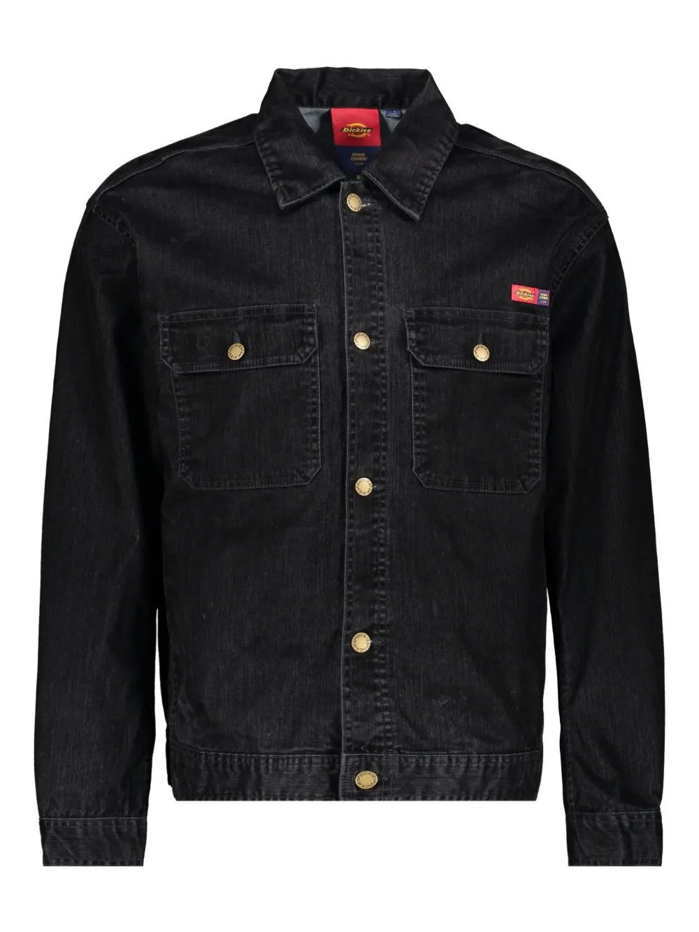 DICKIES flap-pocket denim jacket Zwart