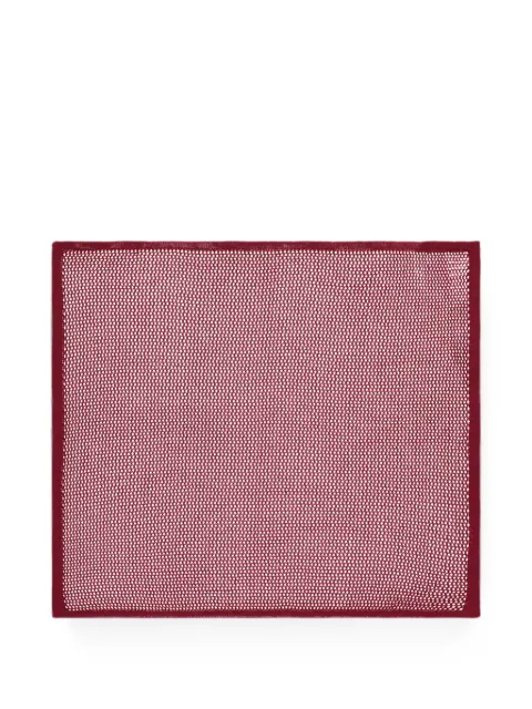 Zegna open-knit pocket square