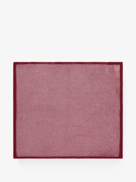 Zegna Einstecktuch mit Lochstrickmuster