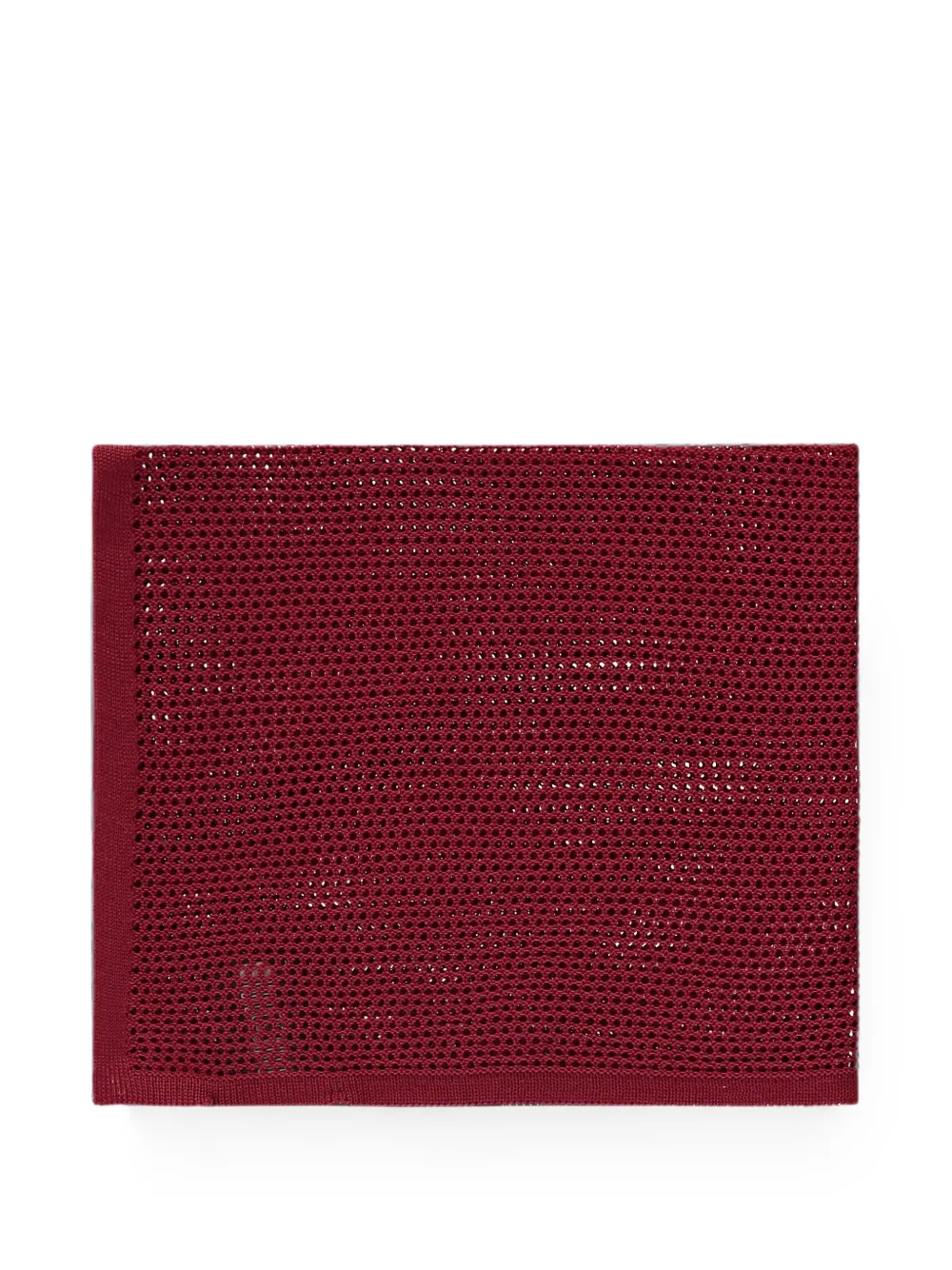 Zegna Opengebreid pochet Rood