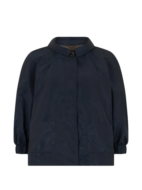 Moorer Collared Jacket in Blue