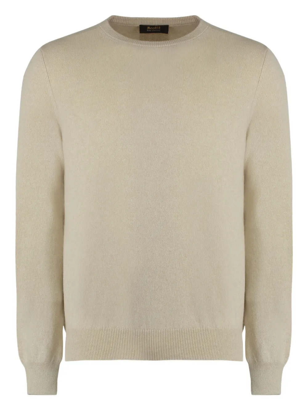 Moorer Orvieto crew-neck cashmere sweater Beige