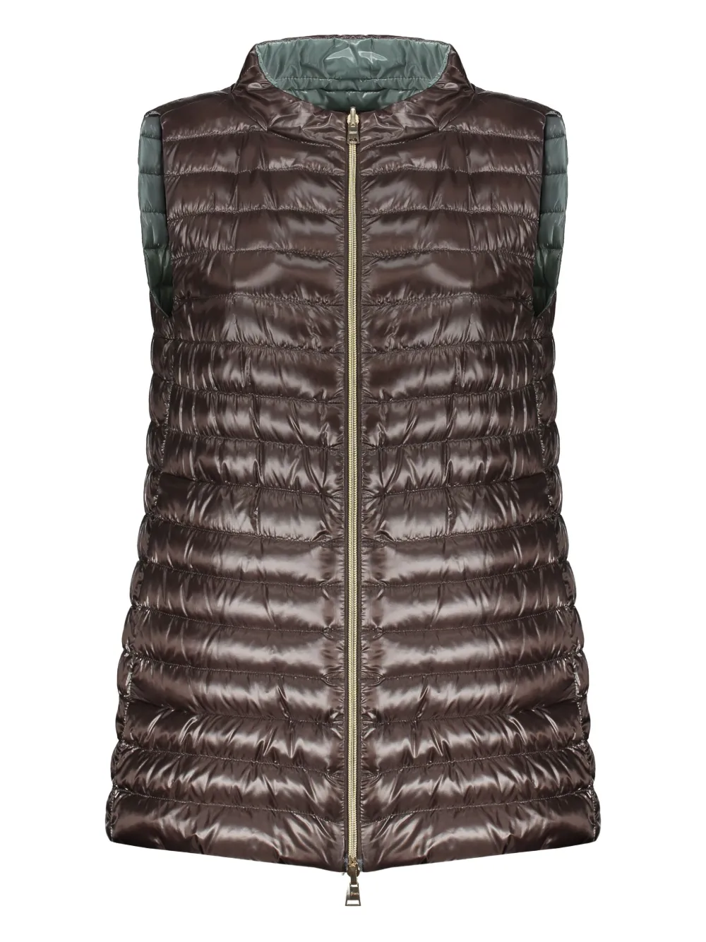 Herno Omkeerbare bodywarmer Bruin
