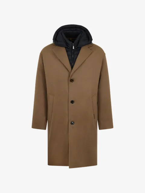 Moorer hooded coat