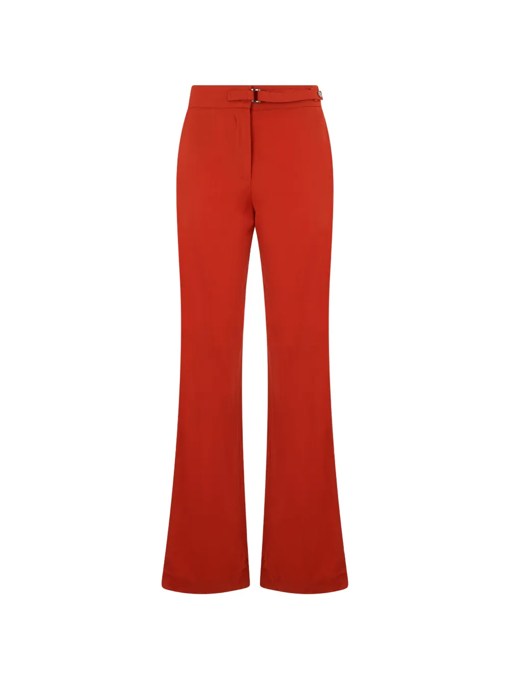 Moorer Roonew-Wrl buckle-detail flared trousers - Rot