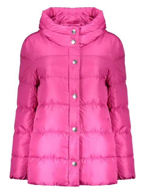 Moschino hooded quilted jacket