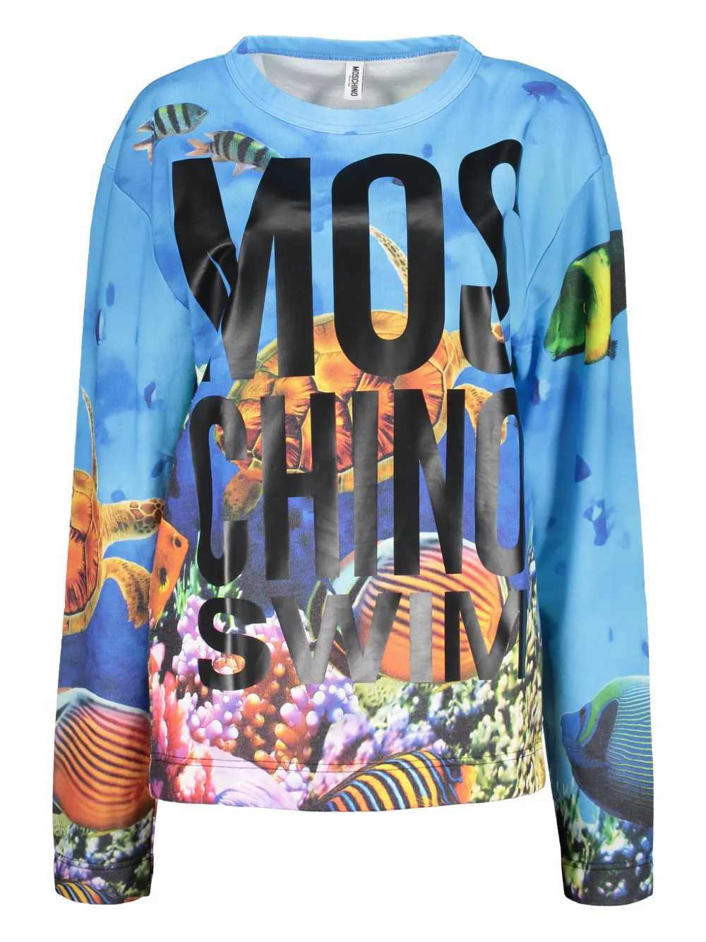 Moschino Sweater met print Blauw
