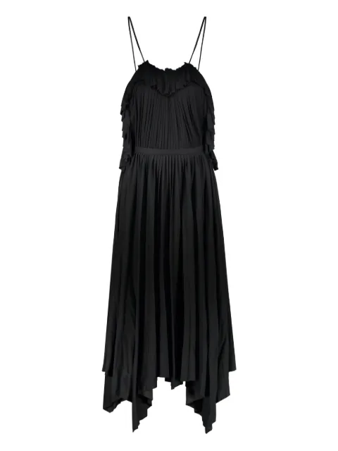 Moschino pleated ruffled dress