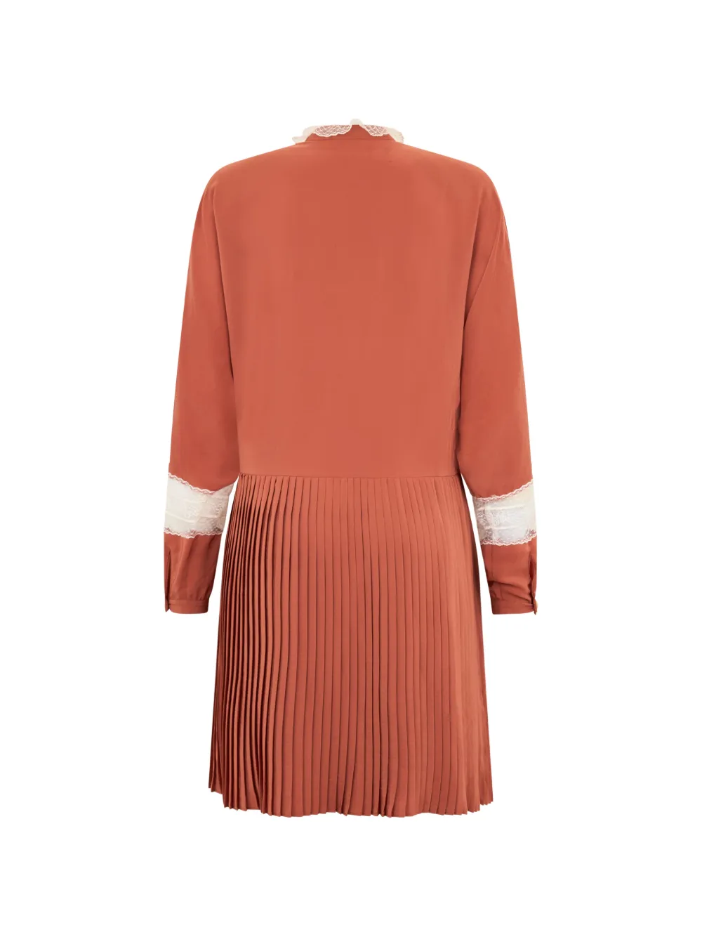 Philosophy Di Lorenzo Serafini pleated lace dress - Oranje