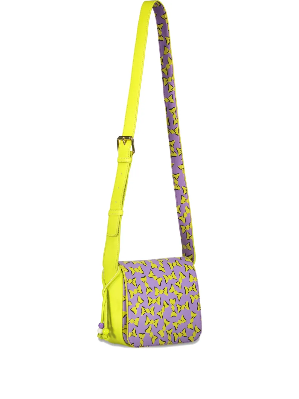 Moschino Bow-print Flap Mini Bag