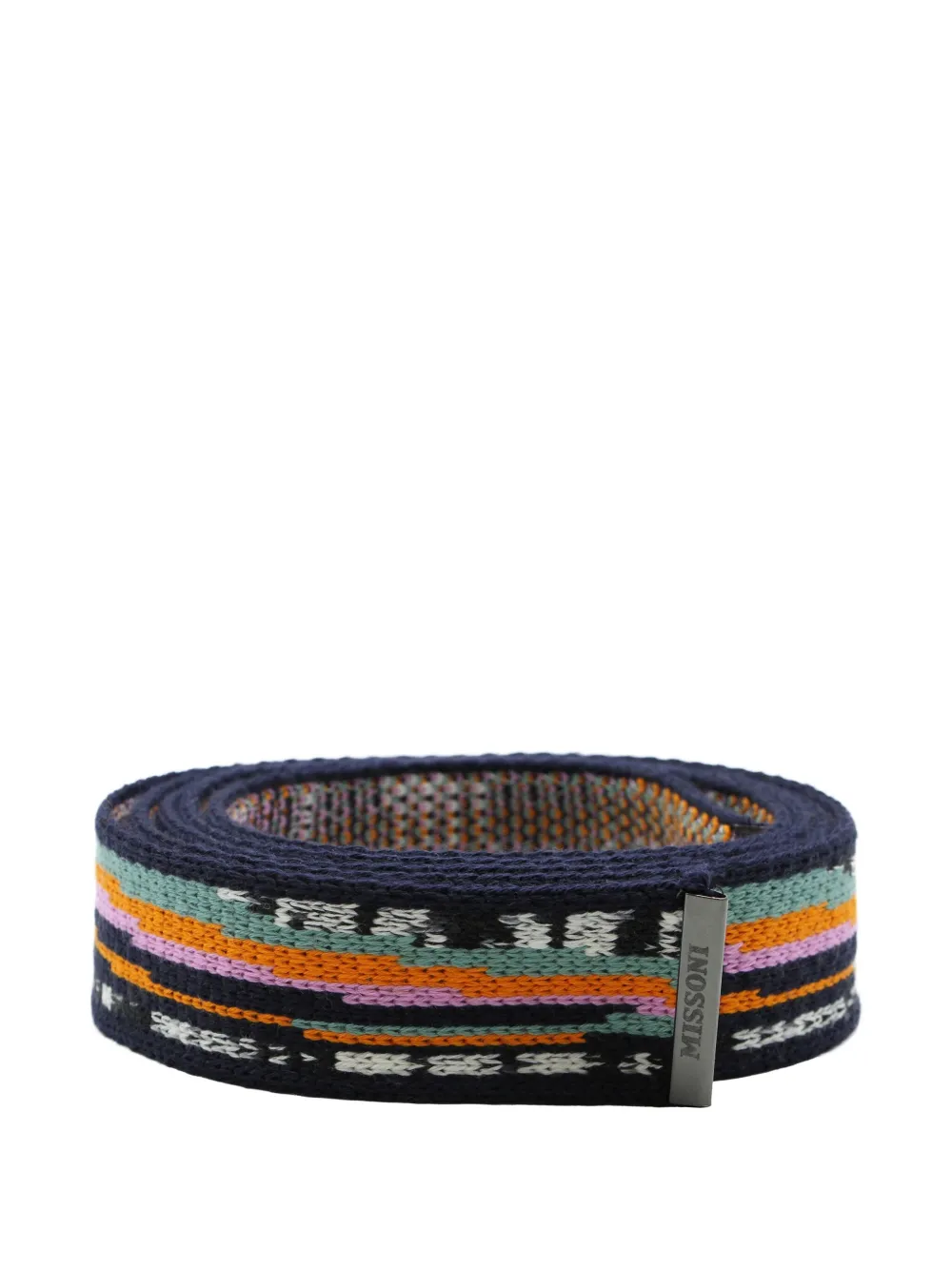 Missoni Gebreide riem - Blauw
